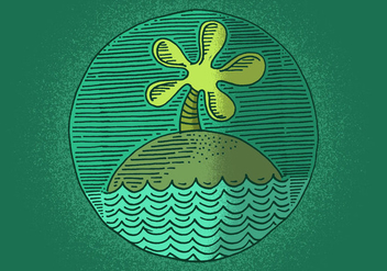 Island Badge - Free vector #380357